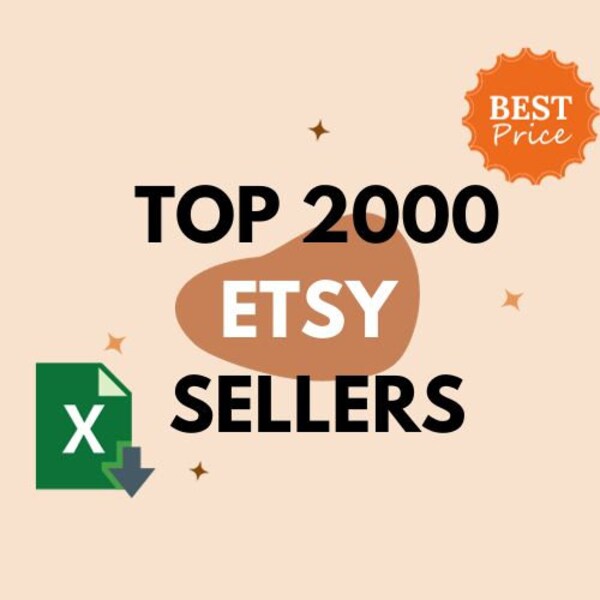 Top Sellers Etsy