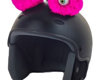 Ski Hemet Cover, Helmet eyes, Helmet horns, helmet decorations, helmet ears, Funny helmet accessories, helmet horns, helmet pompons