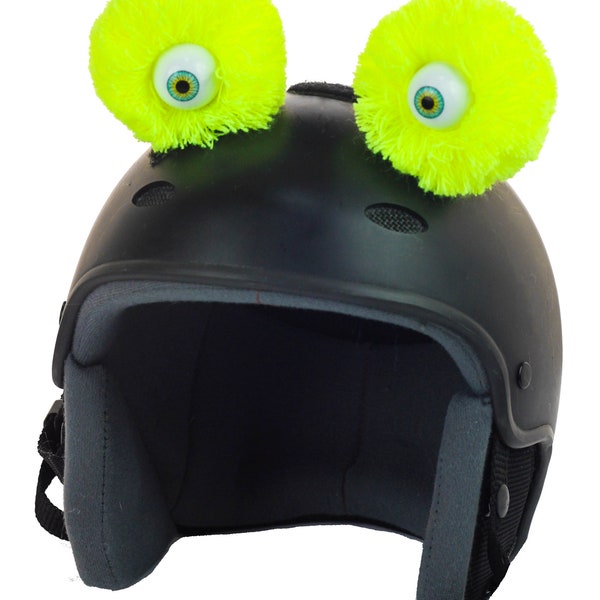 Ski Helmet Cover, Helmet eyes, Helmet horns, helmet ornaments, helmet ears, Funny helmet accessories, helmet horns, helmet pompons