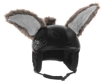 Ski Helmet Cover, Rabbit on Helmet, Helmet Ears, Helmet Cover, Rabbit
