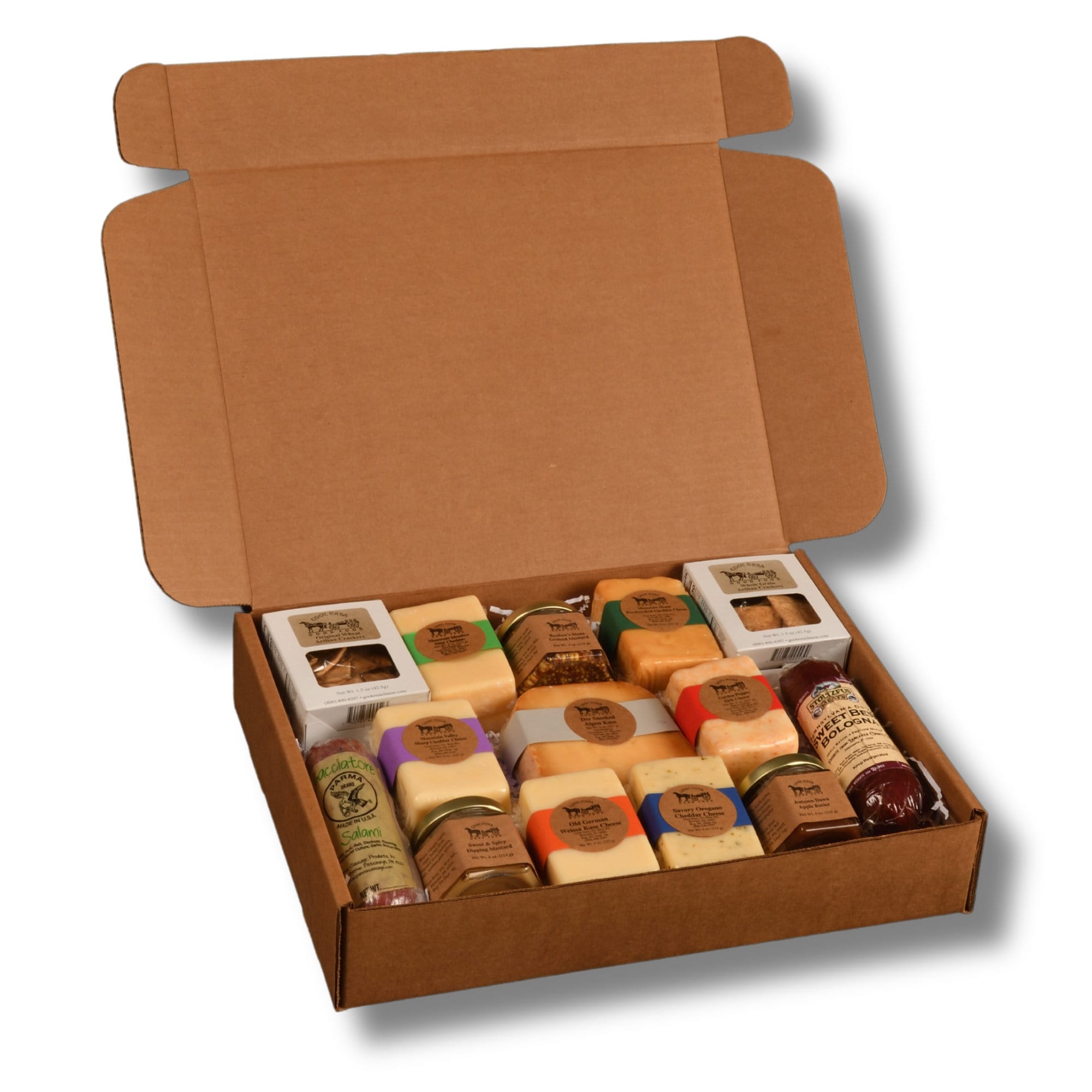 Meat Cheese and Cracker Gift Box. Perfect for Corporate Gifts