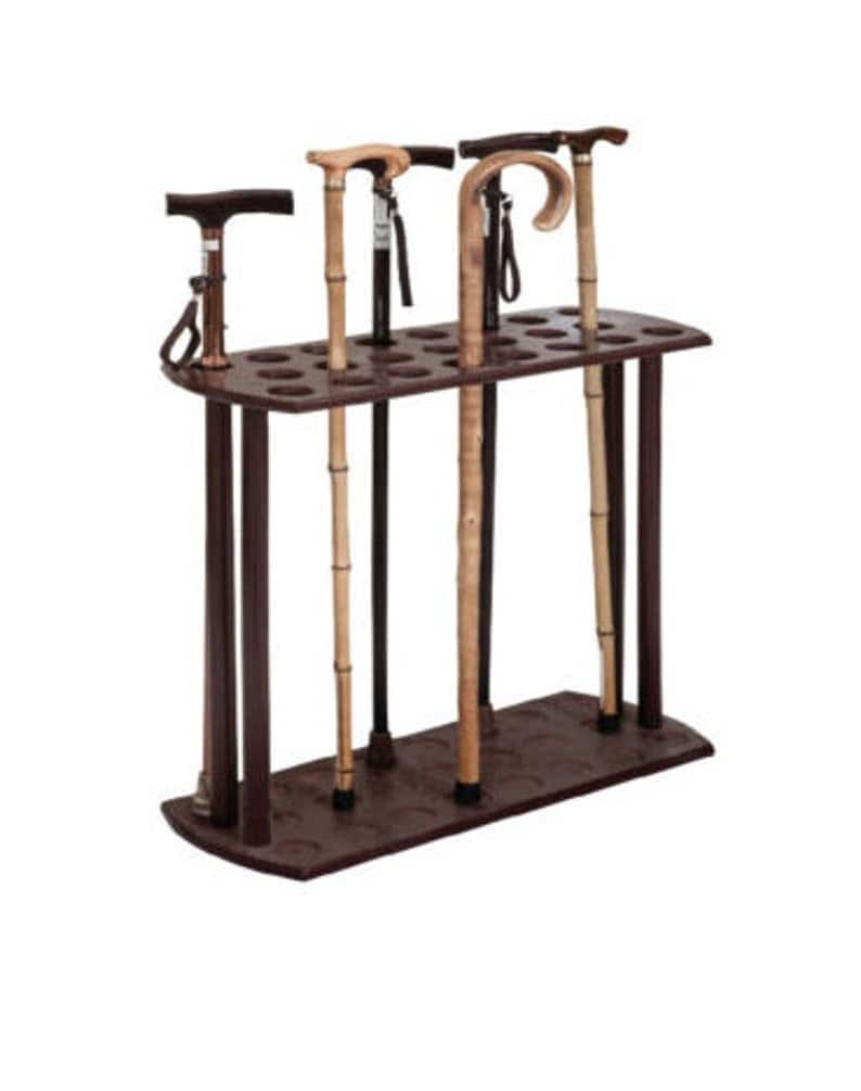 Walking Stick Rack Wooden Storage Rack for Walking Canes Sticks ...