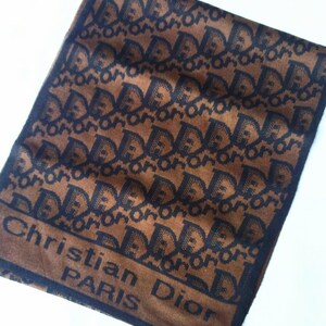 Vintage Christian Dior Monogram Print Silk Scarf – Recess