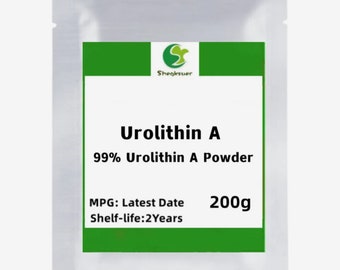 Urolitina A pura, 200 g, polvere di purezza del 99%.