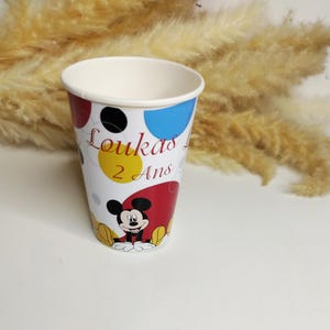 Bicchieri di cartone personalizzati per compleanni, battesimi, matrimoni, addii al nubilato, bicchieri personalizzati, decorazioni, (tema a scelta)