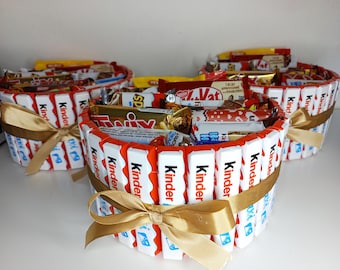 Box Kinder personnalisée pour fête des mères, collègues, anniversaire....