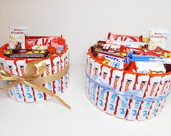 Box Kinder personnalisée pour fête des mères, collègues, anniversaire....