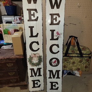 Welcome/ Merry Christmas Signs
