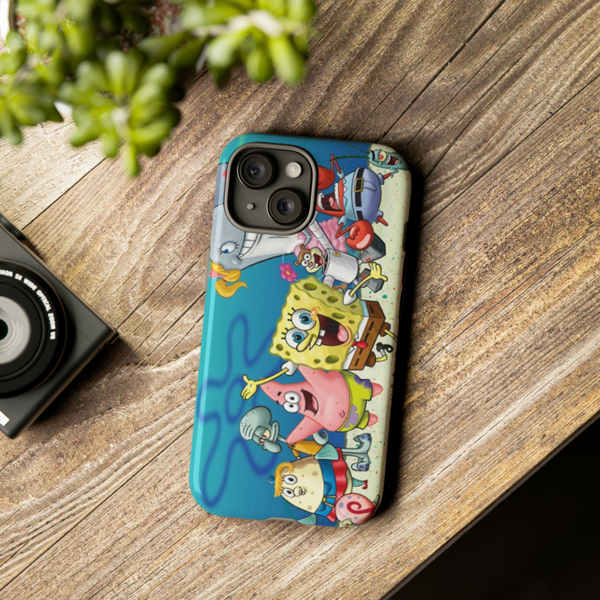 Super Saiyan Spongebob Card iPhone 15 / 15 Plus Case – Customilo