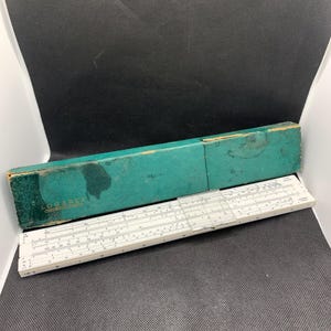 Regolo calcolatore d'epoca cecoslovacco "LOGAREX". Raro regolo calcolatore da collezione.