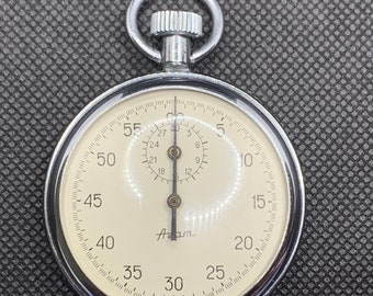 Chronomètre Vintage Agat – URSS 1984, Mécanique, Running