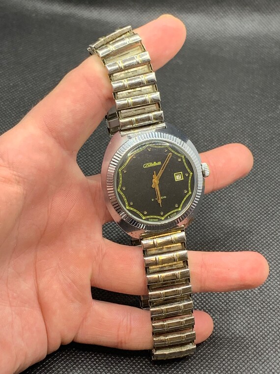 USSR Men's Wristwatch Slava 21 Jewel. Beautiful V… - image 4