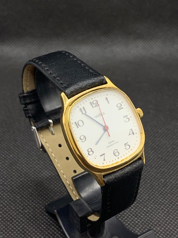 Soviet Vintage Wrist Watch Chaika Quartz AU. Rare… - image 1