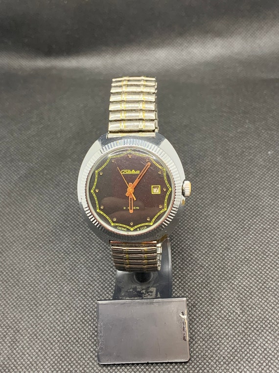 USSR Men's Wristwatch Slava 21 Jewel. Beautiful V… - image 5