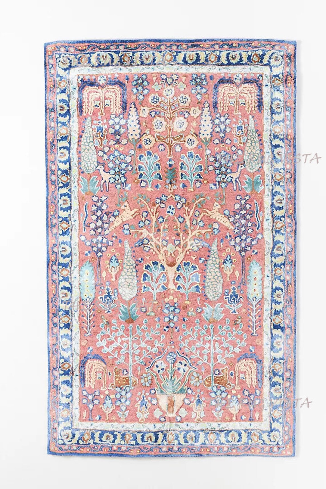 Hand Tufted Jules Rug Multi Colored Rug Wool and Viscose Rug With ...