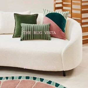 Hand Tufted Oval Rug Hand Tuft Tufted Woolen Rug Modern Large Area Rug ...