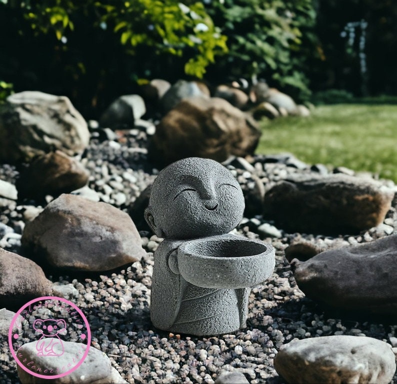 Zen Monk Statue Sandstone Zen Monk Statue Japanese Monk Etsy Ireland