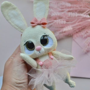 女の子の赤ちゃん用ベビーカー用おもちゃ ベビーカーシートアクセサリー ベビーカー用ストラップ ピンク 乳母車用フェルトおもちゃ フェルトバニーガール 新生児へのギフト バレリーナ