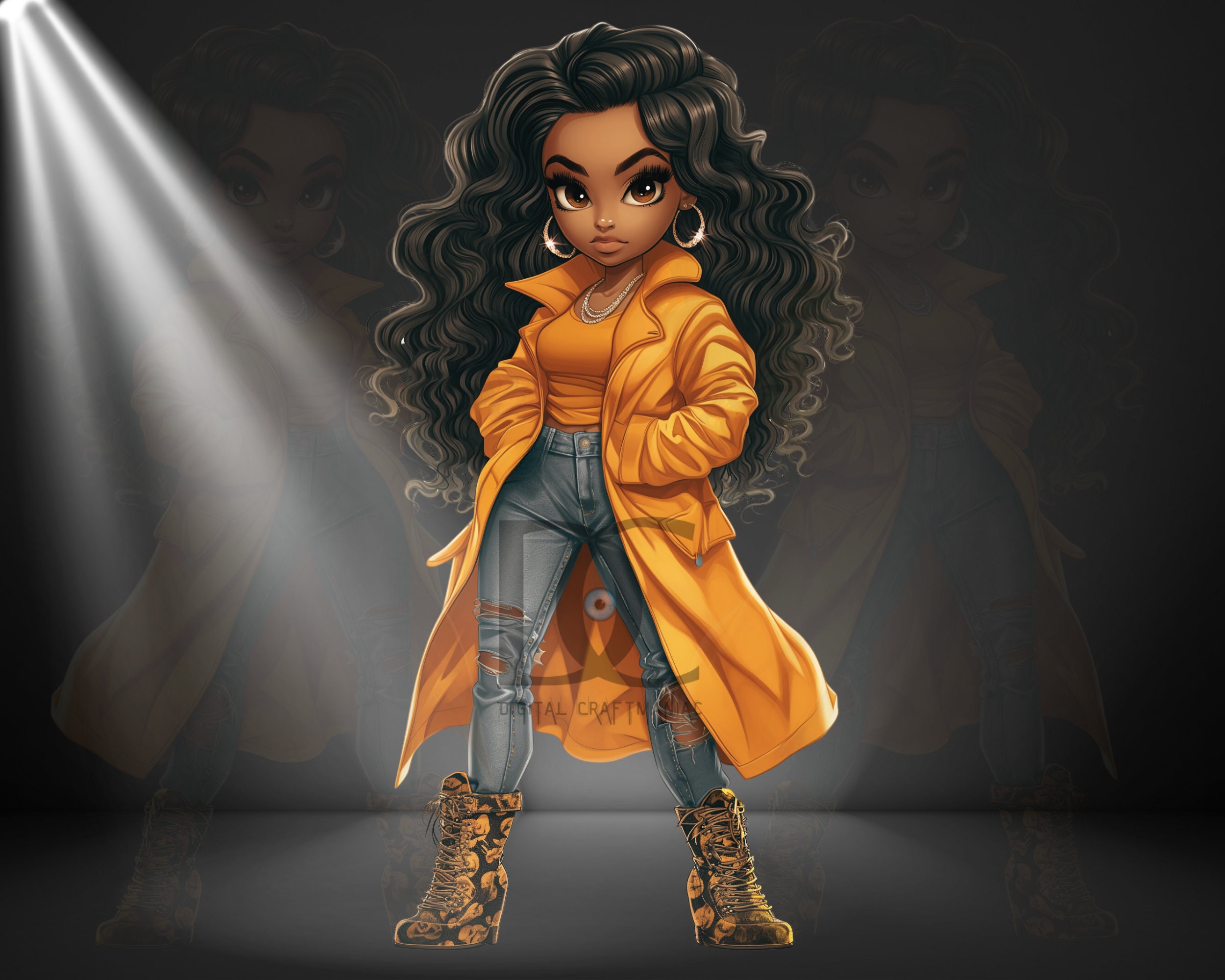 The Black Sassy Girl Top main image 1