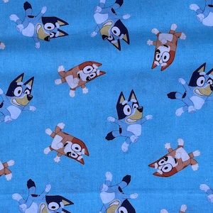 Bluey the Dog Fabric