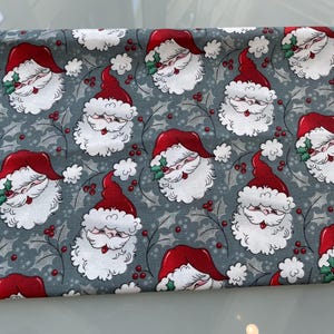 Vintage Santa Christmas Fabric