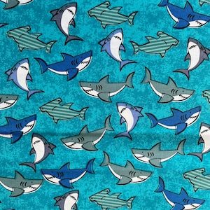 Sharks Fabric