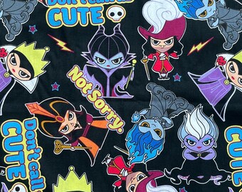 Don’t Call Me Cute Disney Villain Fabric