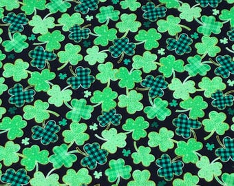 Mini Shamrocks HALF a Yard St. Patrick’s Day Fabric