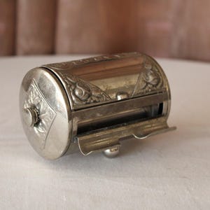 Rare Vintage Cigarette Dispenser Silver-Plated (c. 1930s–1950s)