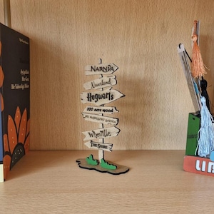 Literary Places Signpost Laser Cut File SVG (digital Download) - Etsy