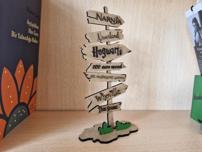 Literary Places Signpost Laser Cut File SVG (digital Download) - Etsy