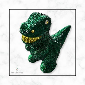 Dinosaur Jurassic Park T Rex Dinosaur Bedazzled Home and Room Decor: A and One-of-a-Kind Gift Item For Any Dinosaur Enthusiast!