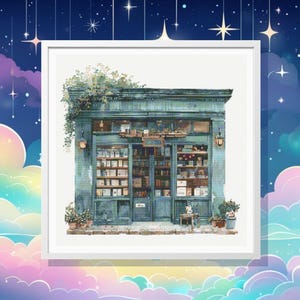 Book Store - Ein Kreuzstichmuster