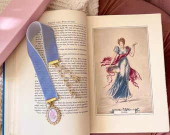 Beautiful Bookmark Blue Bookmark Gift for Sister Gift Teacher Gift Teacher Appreciation Book Lovers Gift Velvet Bookmark