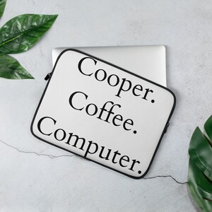 Cooper. Kaffe. Dator. Laptopfodral