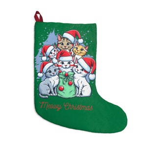 Christmas Cat Stockings - Festive Feline Holiday Socks