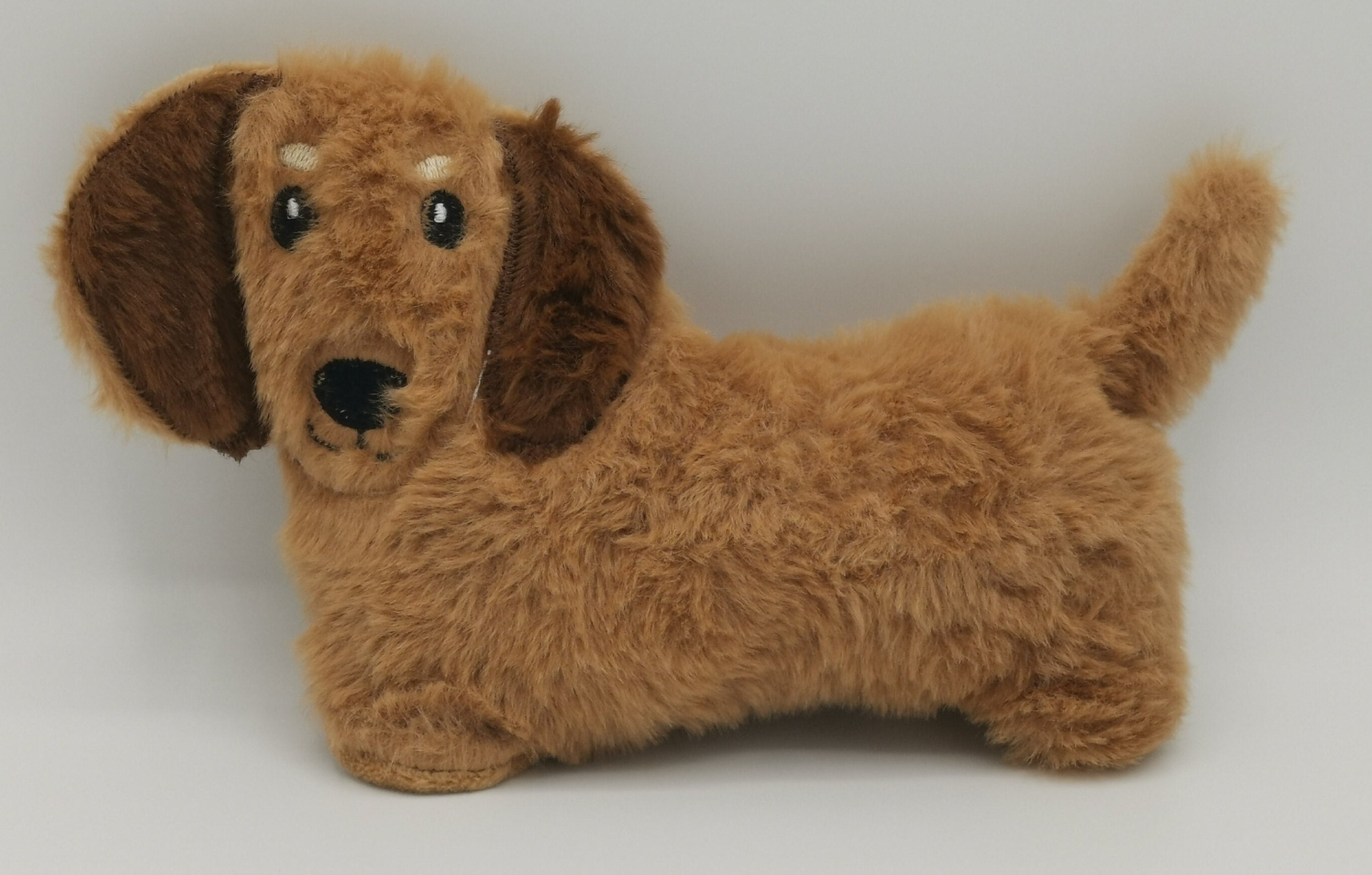 Long haired dachshund stuffed animal top