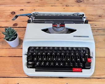Hermes Baby Typewriter, White Japan Typewriter, Ethical Writer