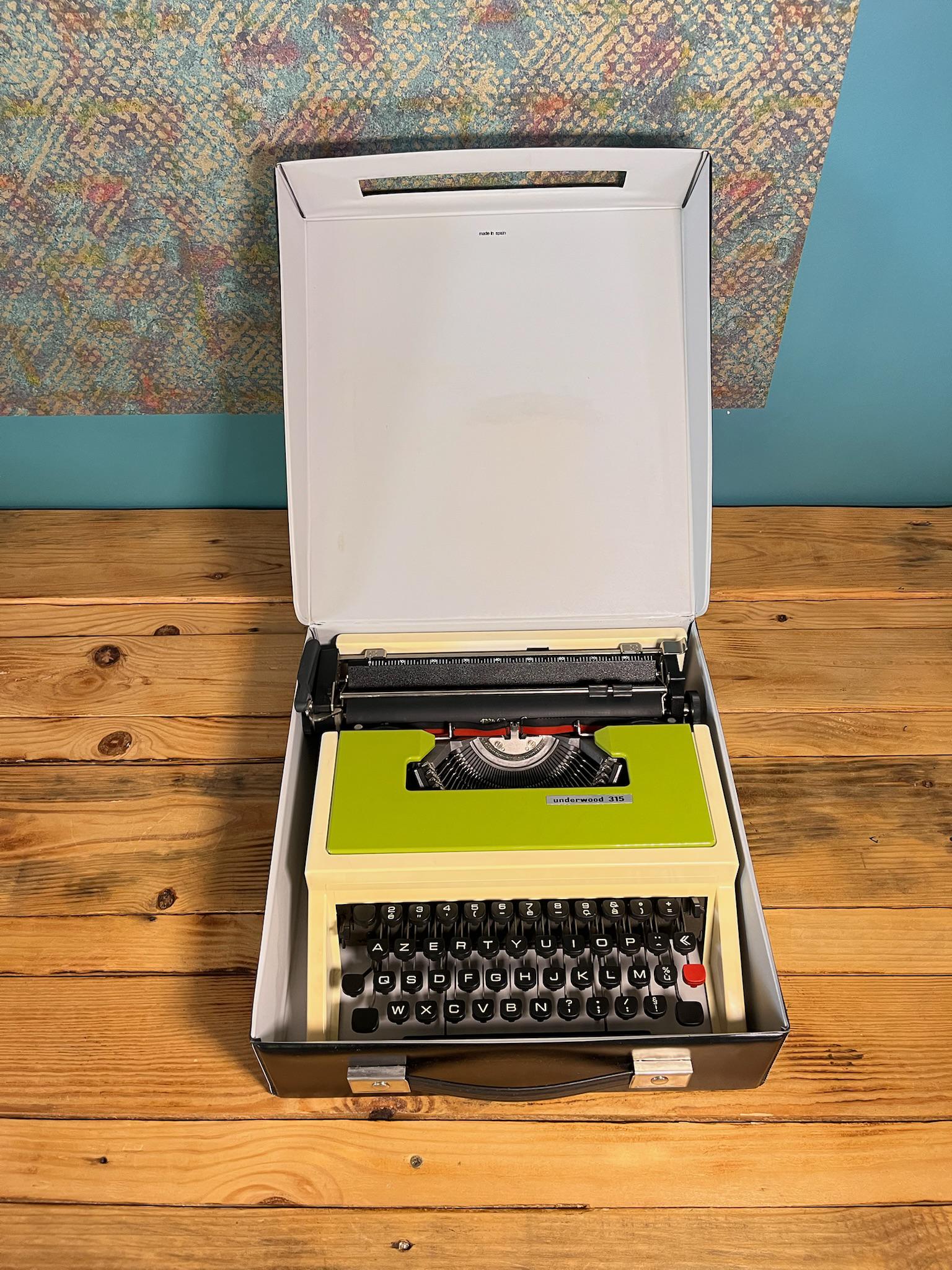 グリーンアンダーウッド315タイプライター - ヴィンテージタイプ