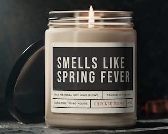 Spring Fever Scented Soy Candle - 9oz All Natural Candle