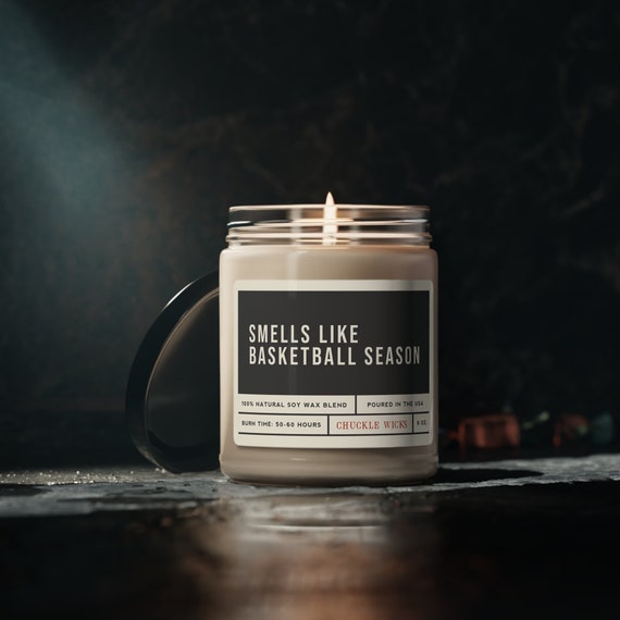 Basketball Season Scented Soy Candle - Sport Fan Gift