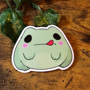 Frog sticker