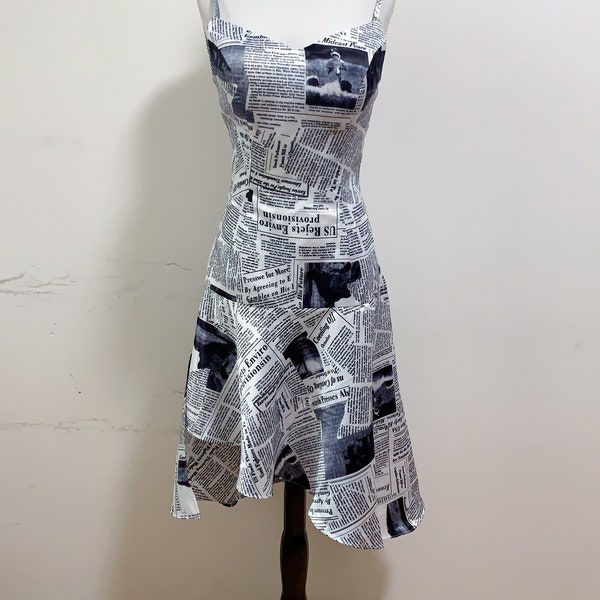 Carrie Newspaper Dress