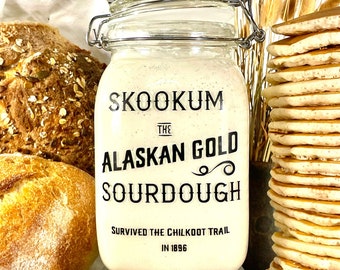 Authentic 128 YO Alaskan Goldminer Sourdough Starter: Survived the Chilkoot Trail, from Yukon Bonanza Goldrush
