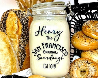 SAN FRANCISCO GOLDMINER sourdough starter: 213 years old, authentic from San Francisco wharf!  Perfect present. Great loafs, rolls, batons.