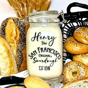 SAN FRANCISCO GOLDMINER sourdough starter: 213 years old, authentic from San Francisco wharf!  Perfect present. Great loafs, rolls, batons.