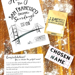 NAME YOUR OWN: 214+ Years old authentic San Francisco Goldrush Sourdough Starter