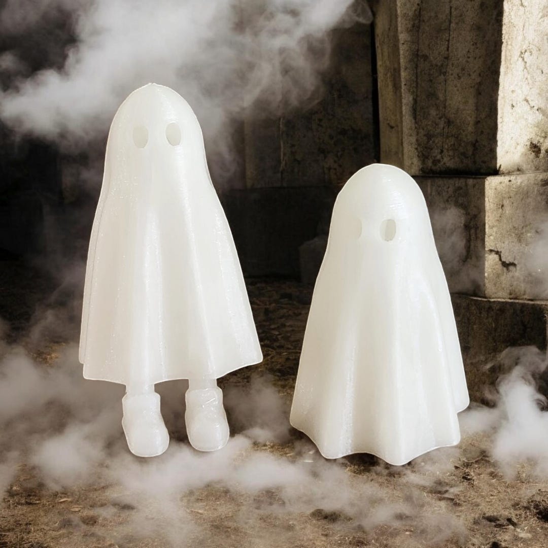 Spooky Halloween Standing Ghost With Legs Figure - Etsy