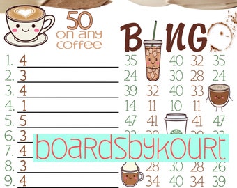 50 tablica bingo wta