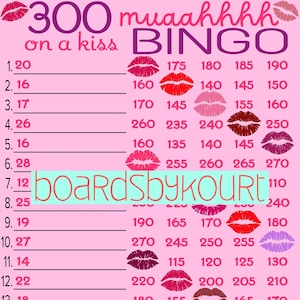 300 wta bingo board